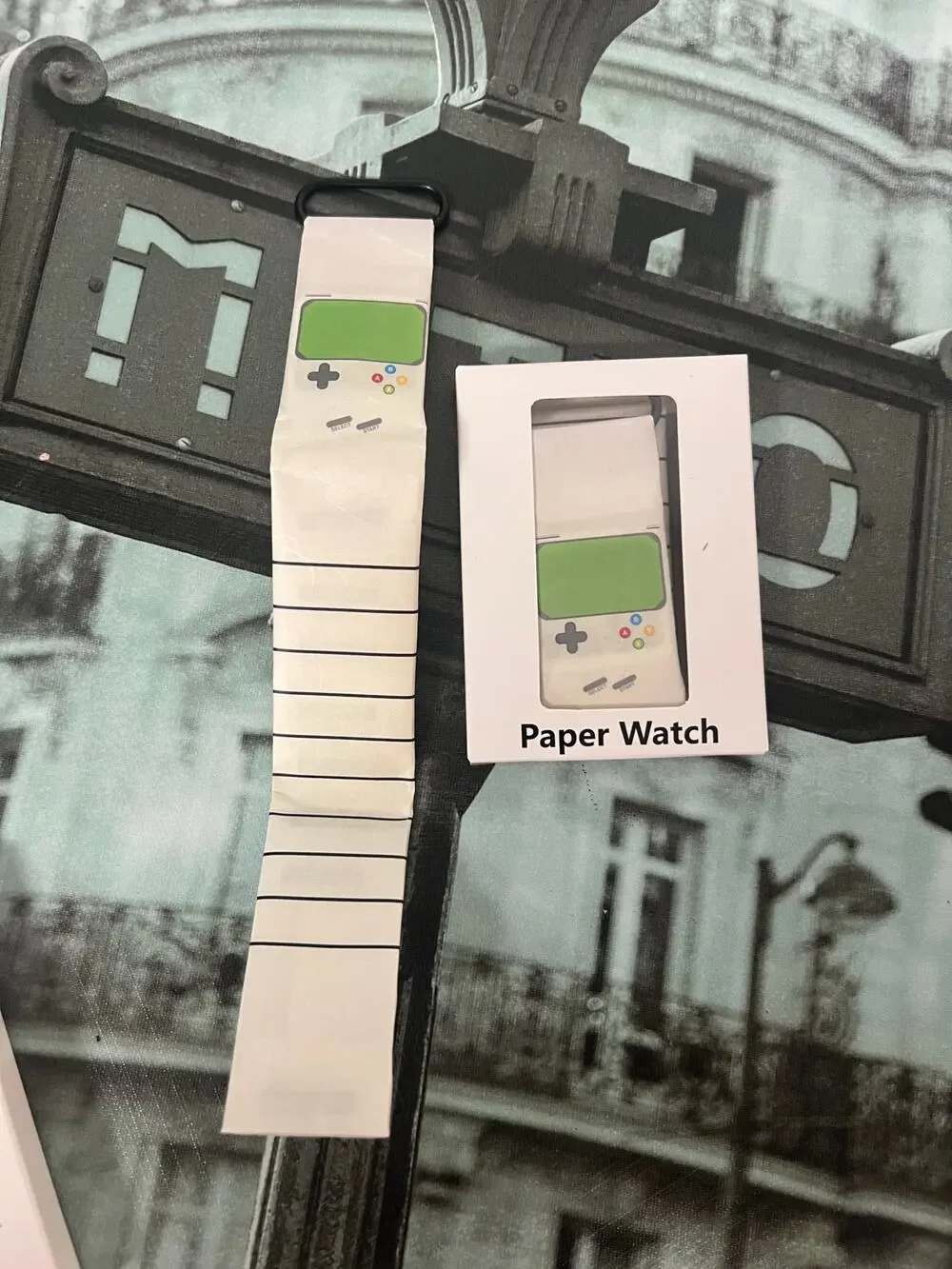 New Waterproof Tyvek Paper Digital Watch Unisex LED Printed Wristband